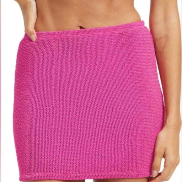 Good American Pink "Always Fits" Mini Skirt - Picture 5 of 5
